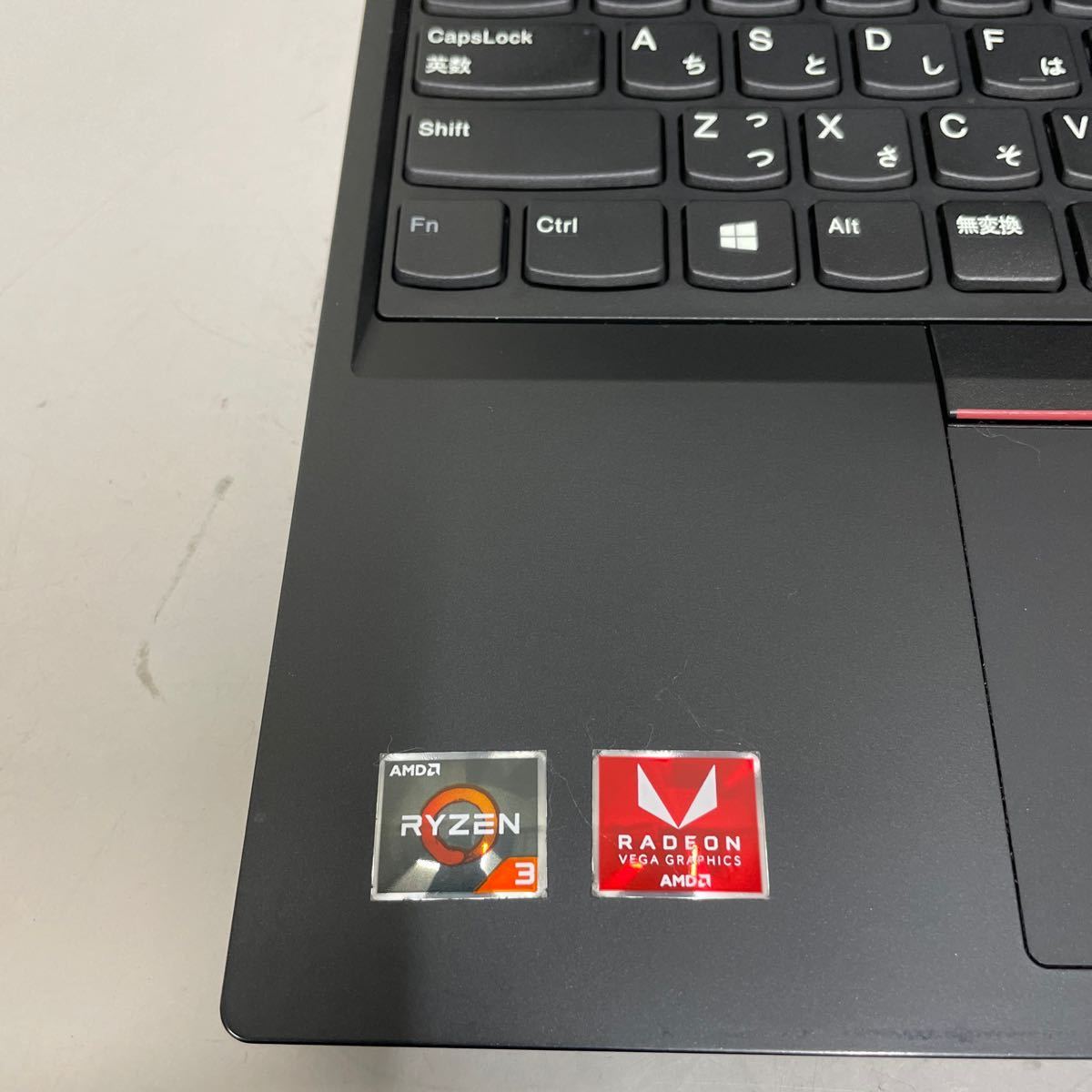 ニ97 Lenovo ThinkPad E595 AMD RYZEN 3 3200U メモリ4GB _画像3