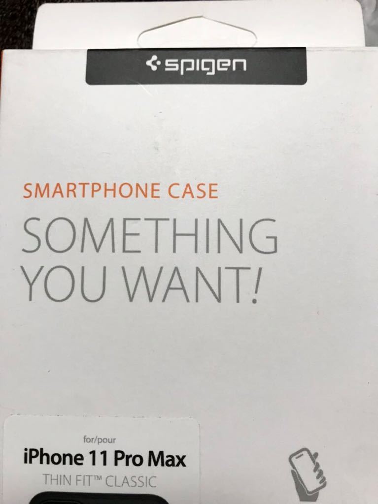 Spigen シュピゲン iPhone11 Pro Max シンフィット クラシック ケース 黒 ブラック アイフォンケース 未使用 開封品 スマホケース 定形外可_画像3