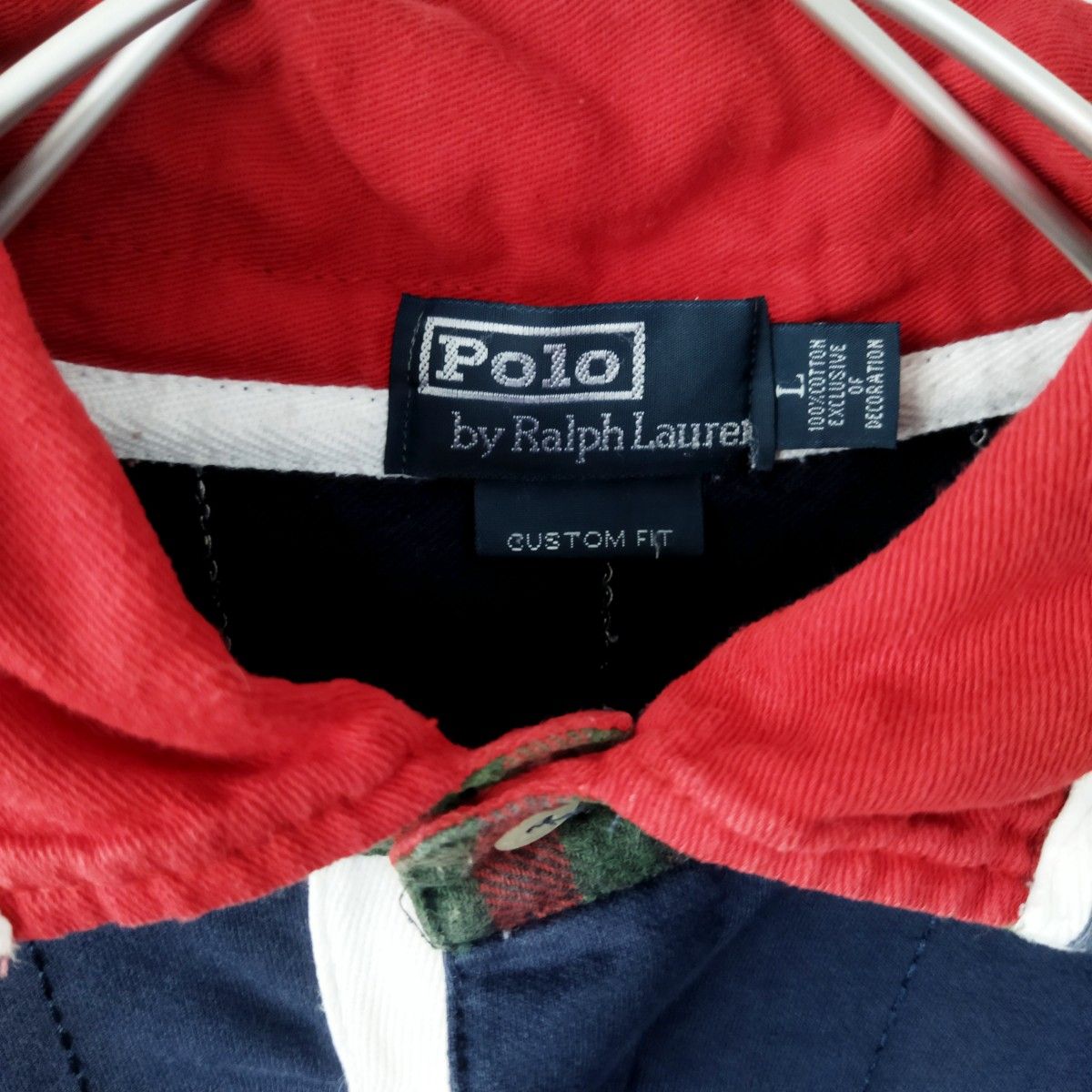 90s vintage Polo Ralph Lauren ポロラルフローレン 長袖ポロシャツ
