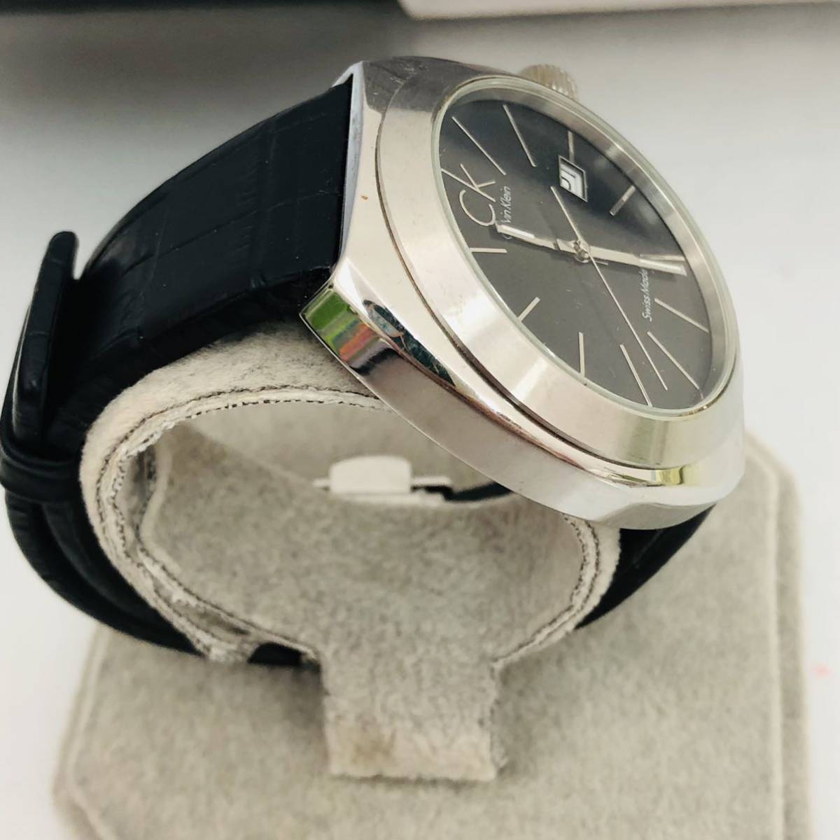 1SA170 Calvin Klein KOR211 腕時計 クォーツ アナログ カルバンクライン 中古 現状品 動作未確認_画像3