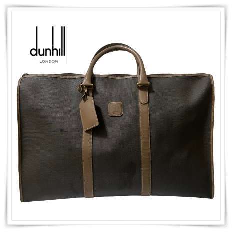 dunhill ダンヒル ボストンバッグ ヴィンテージ 出張 旅行 バッグ 大容量 メンズ