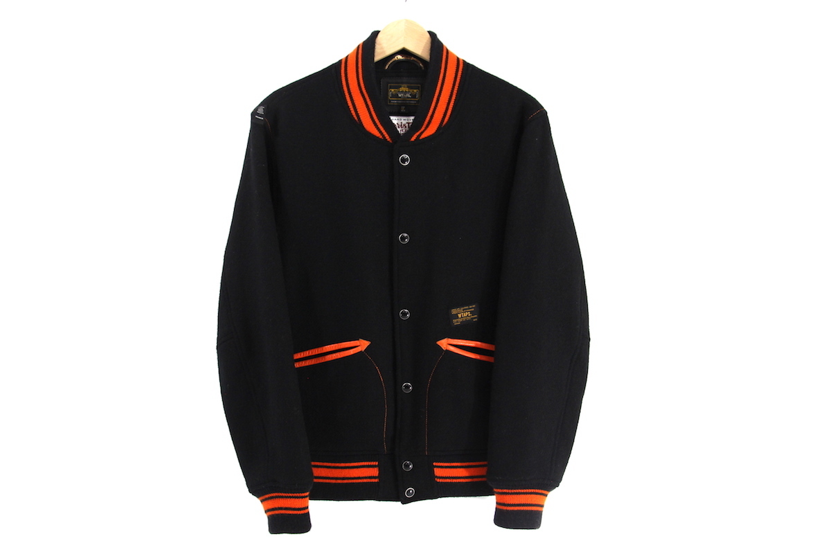 極上品】WTAPS x HARRIS TWEED VARSITY JACKET ウール スタジャン M