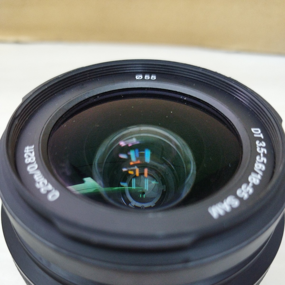 SONY DT 3.5-5.6/18-55 SAM 0.25m/0.82ft Φ55 SAL1855 ソニー カメラレンズ 未確認 LENS1530_画像8