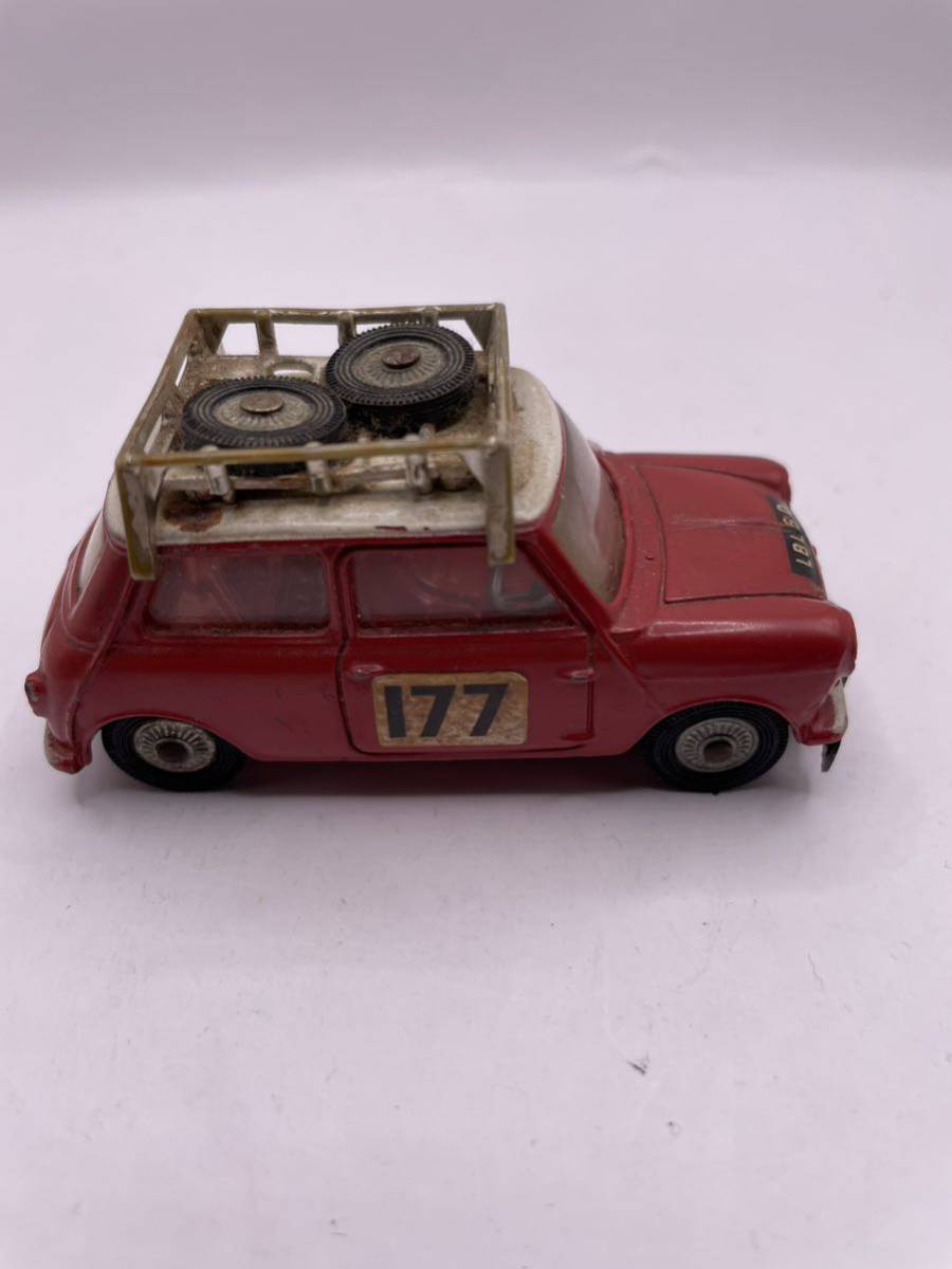 【希少・CORGI】 ミニクーパー モンテカルロラリーボックスvintage corgi toys model 339 BMC mini cooper Monte Carlo 英国製 コーギー_画像4