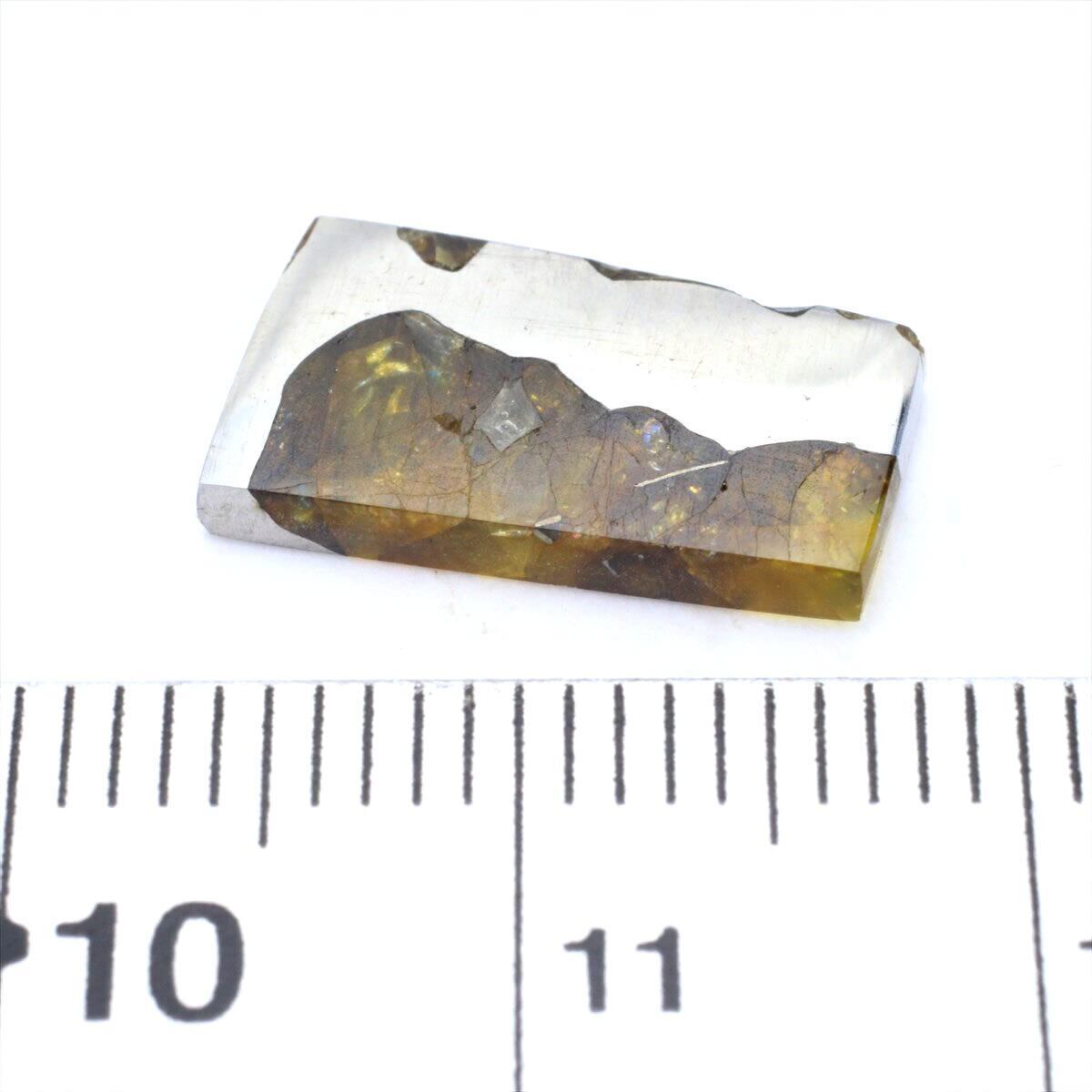 イミラック 1.1g スライス カット 標本 石鉄 隕石 パラサイト Imilac No.8の画像3