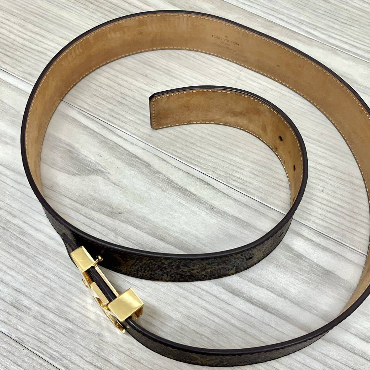 高級 箱保存袋付き LOUIS VUITTON ルイヴィトン サンチュール・LV