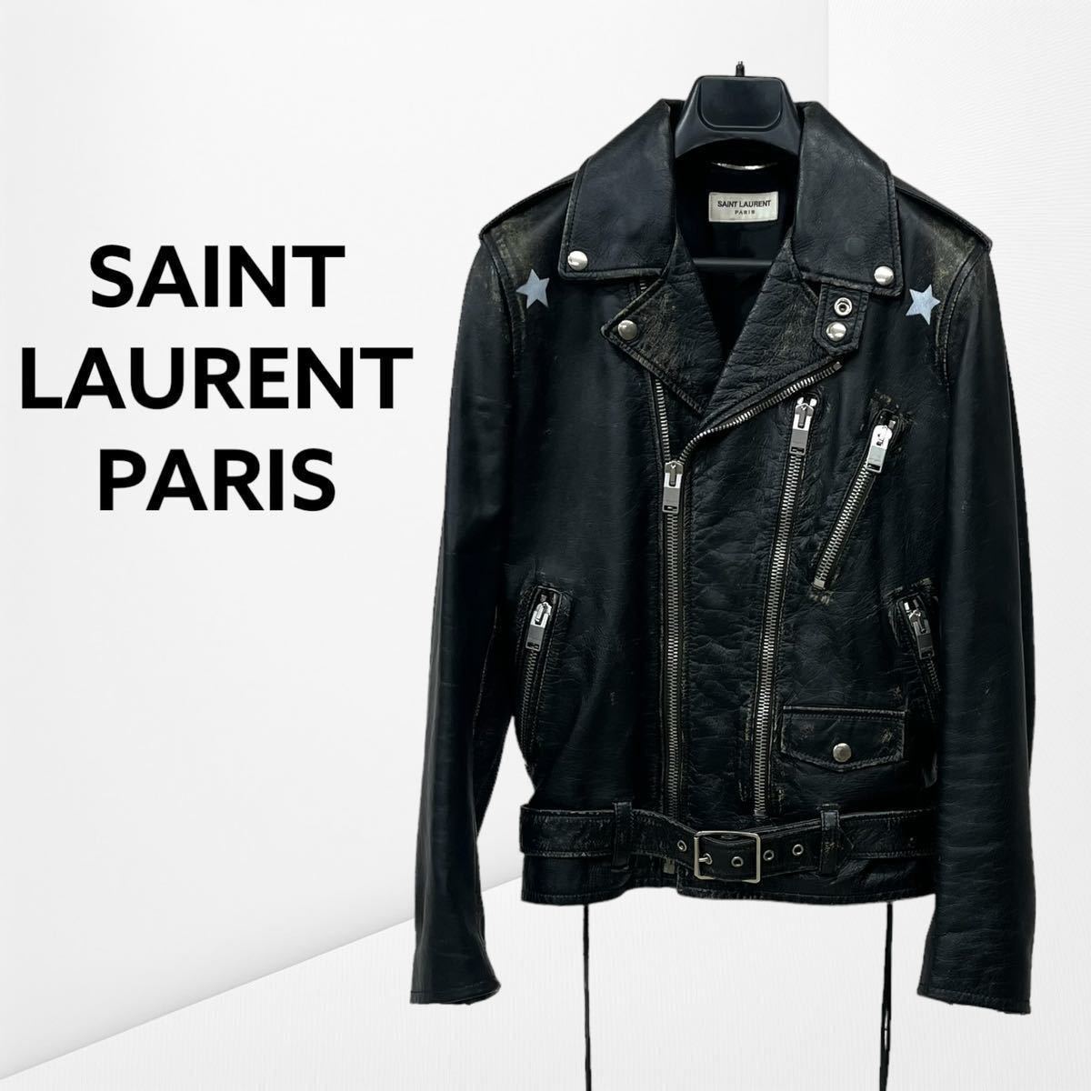 SAINT LAURENT PARIS サンローラン パリ L17 ヴィンテージ加工 カーフ 