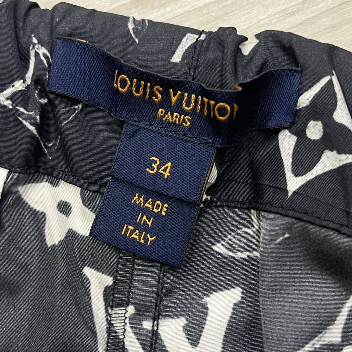 定価281600円 LOUIS VUITTON ルイヴィトン 19AW ステンシルエフェクトモノグラムジョギングパンツ FHPA29 DFU_画像6