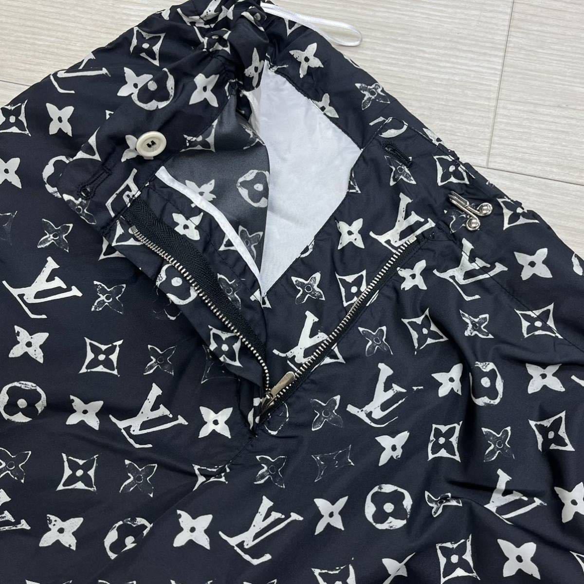 定価281600円 LOUIS VUITTON ルイヴィトン 19AW ステンシルエフェクトモノグラムジョギングパンツ FHPA29 DFU_画像5