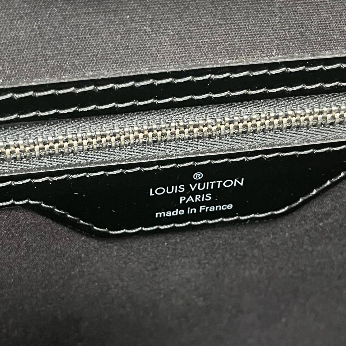 高級 LOUIS VUITTON ルイヴィトン ブレアMM エピ エレクトリック LV エナメル 2way ハンドバッグ_画像10