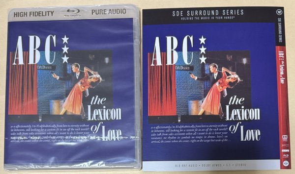ABC The Lexicon of Love High Fidelity Pure Audio Blu-ray 2023 Steven Wilson Dolby Atmos 5.1ch 1982 mix ハイレゾ Trevor Horn