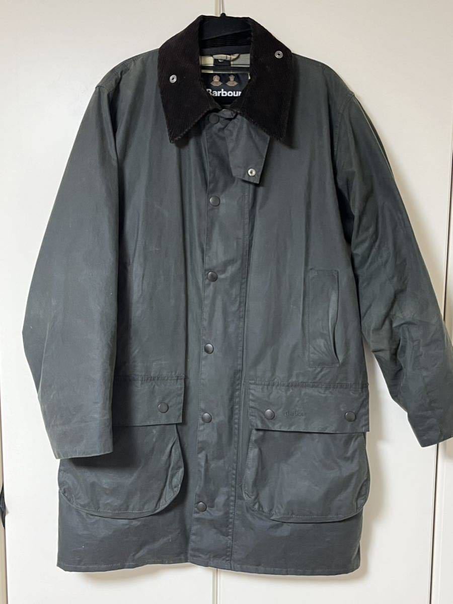 BARBOUR（バブアー）★BORDER（ボーダー）★サイズ：38★SAGE（セージ）★22AW★中古