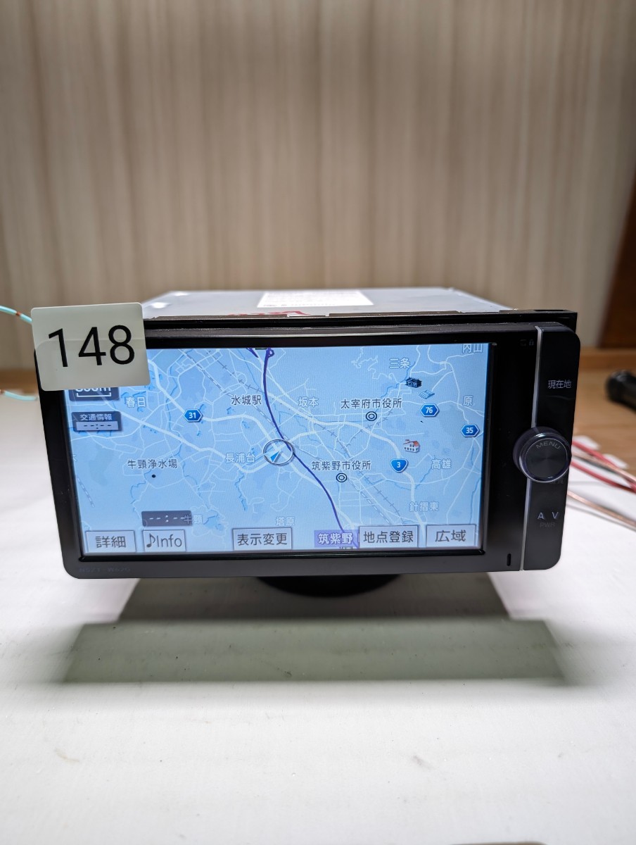 148 完動品 トヨタ純正ナビ NSZT-W62G 地図データ2013 Bluetoothの画像2