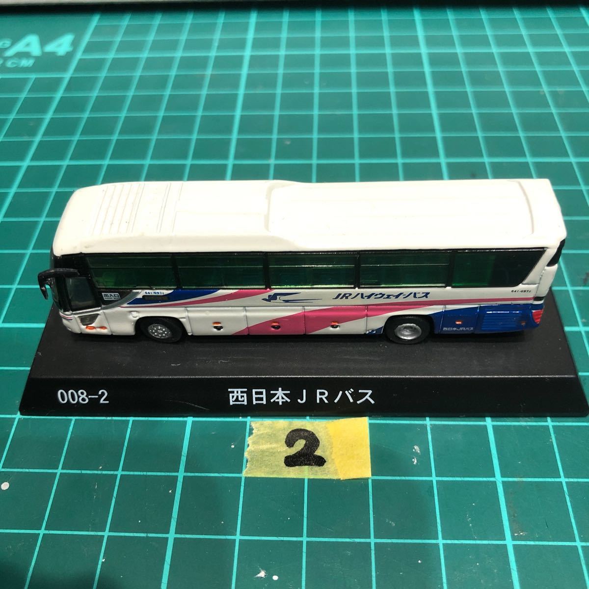 ② A-15 1/150 京商 西日本JRバス バスコレクション ダイギャストミニカー バスミニカー 中古品 売切り_画像9