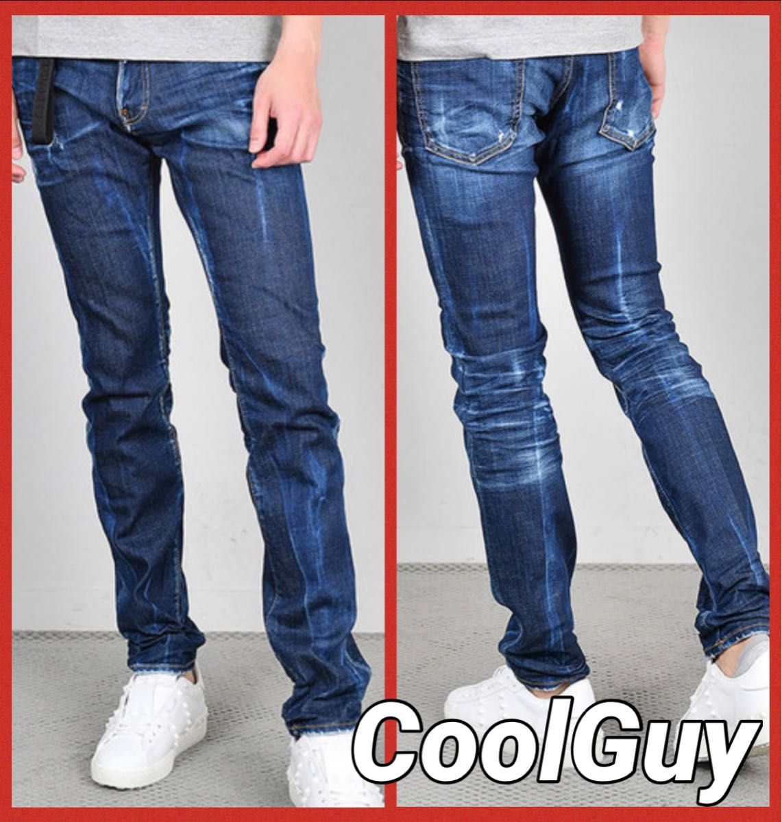 【美品 完売品】DSQUARED2  クールガイ Coolguy 46 濃紺