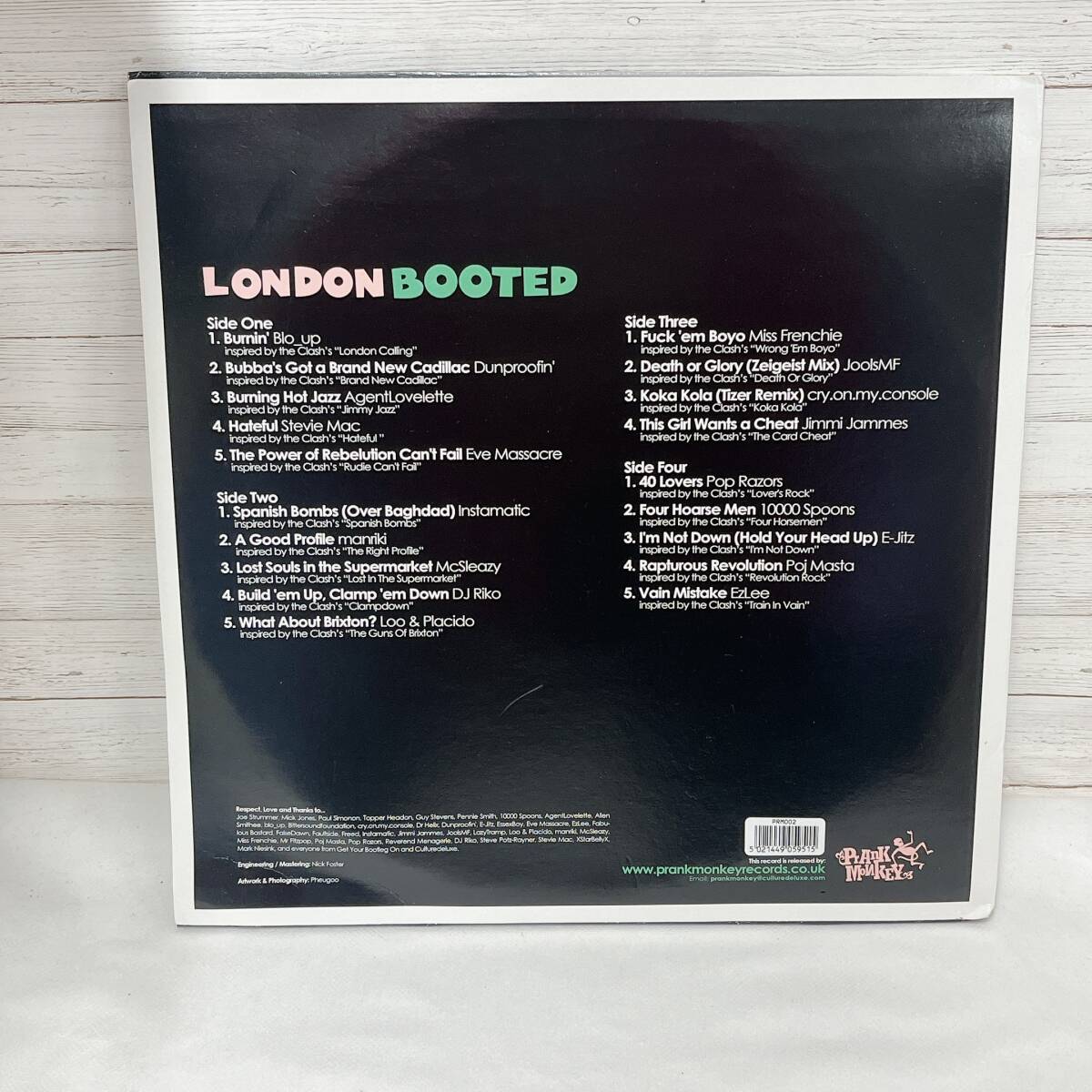 【05】The Clash「London Booted」LP PRM002 未開封 保管品_画像3