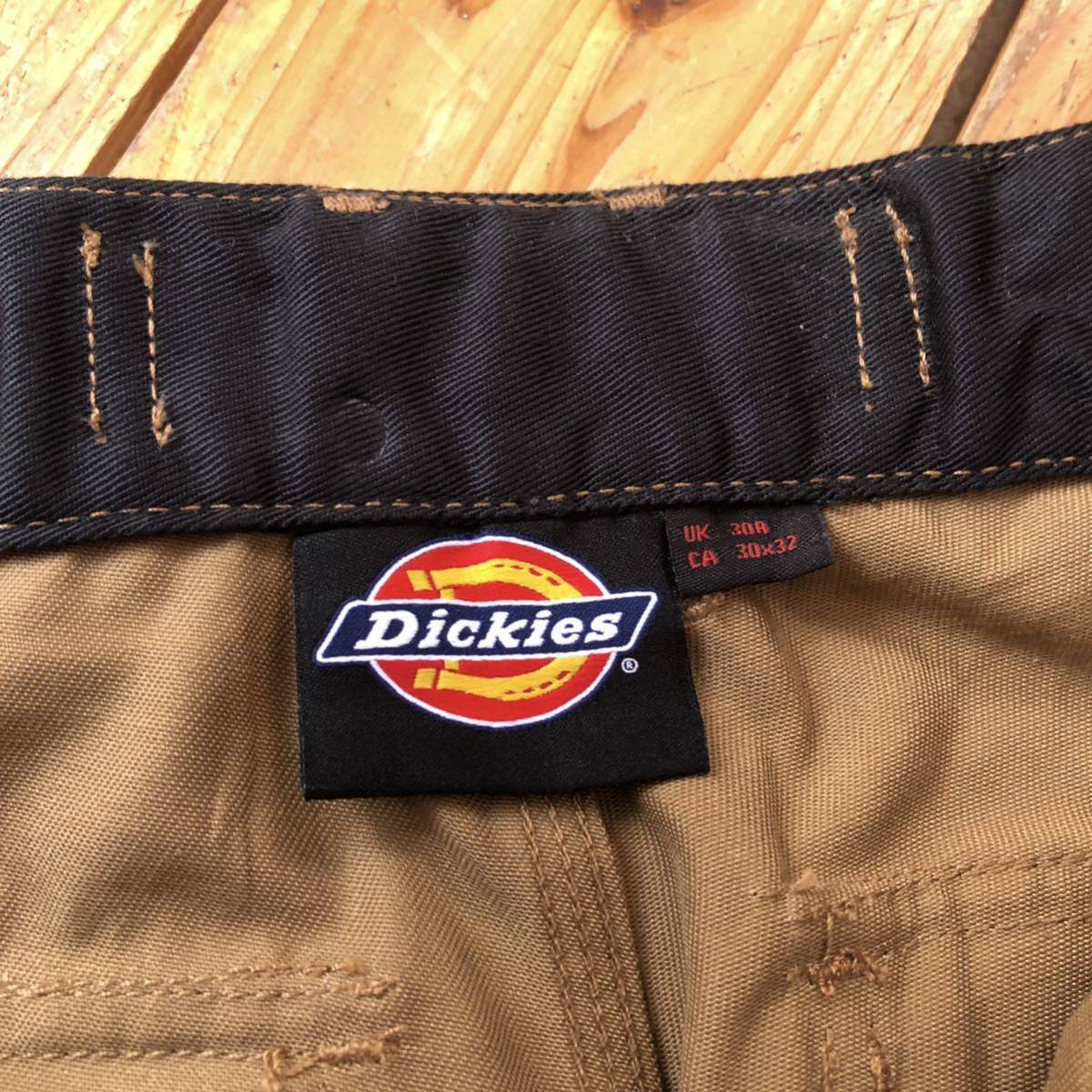 新品 Dickies ディッキーズ カーゴパンツ メンズ 30x32 ワークウェア デッドストック ブラウンアメカジ タグ付き未使用品 P1286の画像6