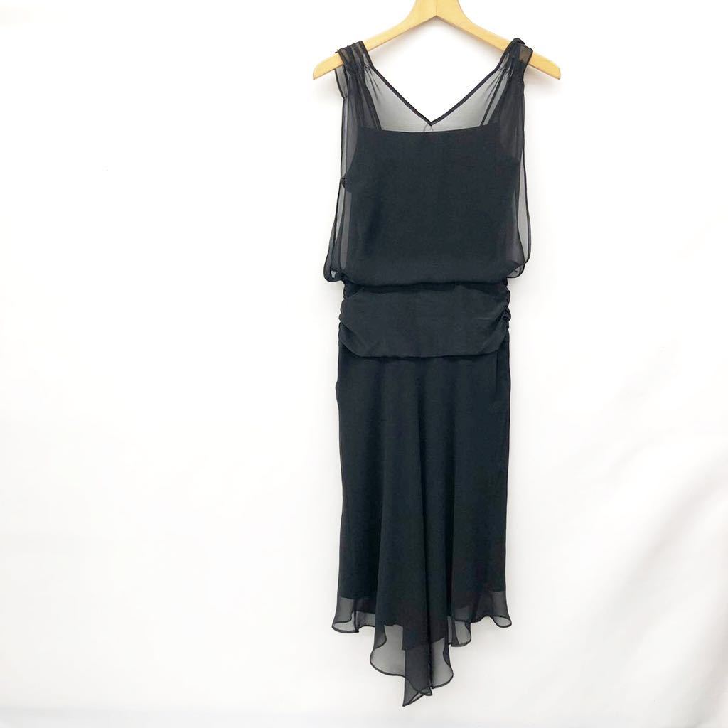 UNTITLED アンタイトル 定価¥26.250 ドレス ワンピース お呼ばれ パーティー セレモニー ブラック 黒 サイズ1 S_画像2
