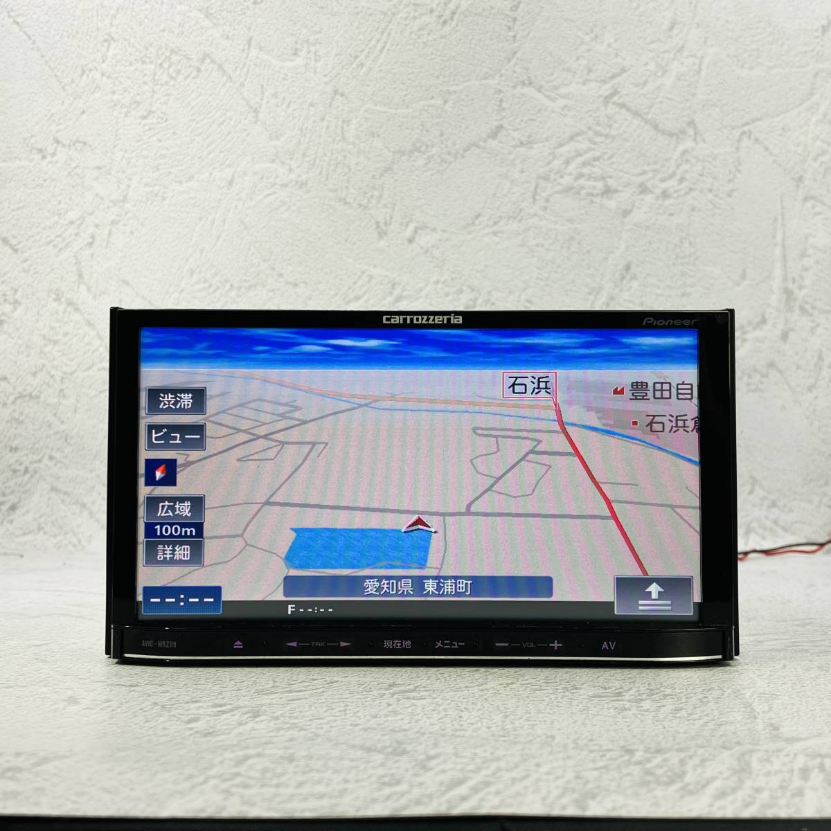 ★★新品タッチパネル！　整備済み！動作保証付！＆車載走行認☆地図2011年☆楽ナビLite☆AVIC-MRZ09☆フルセグ地デジ内蔵☆CD,DVD,TV★★_画像2