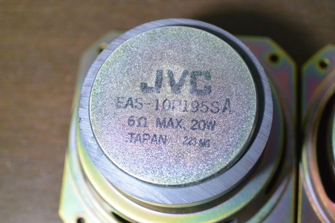 JVC フルレンジユニット EAS-10P195SA ペア_画像5