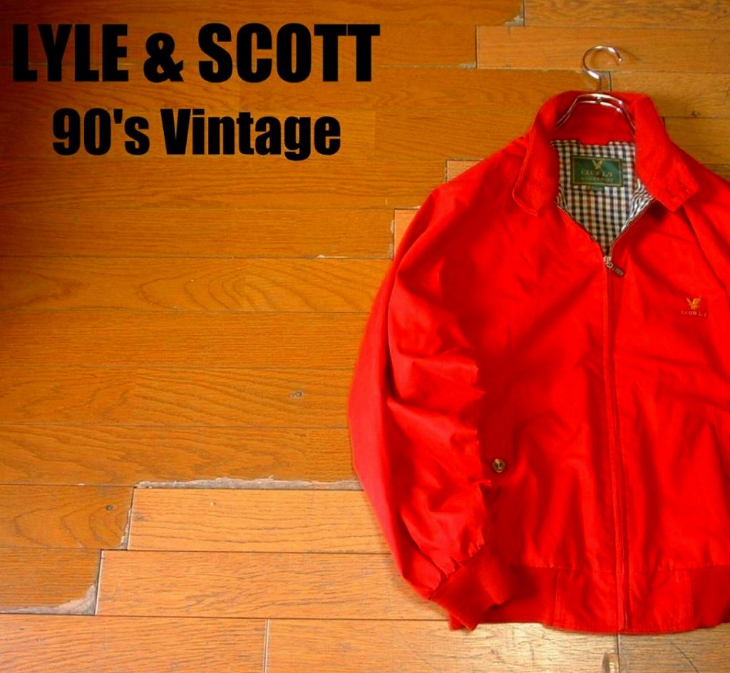 ●90ｓビンテージ　LYLE&SCOTTスイングトップLLチェックライナー正規ＣＬＵＢホンダHONDAハリントンドリズラージャケットG9バラクーダ_画像1