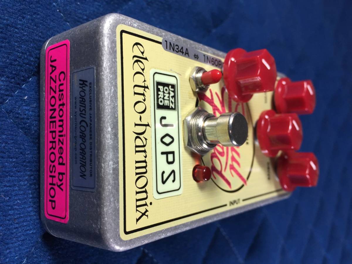 (中古) ELECTRO-HARMONIX Soul Food MOD 国内正規品を入手、クリッピングダイオード切替SW＆低音の輪郭を調整するBASS contour POTを追加#3_画像2