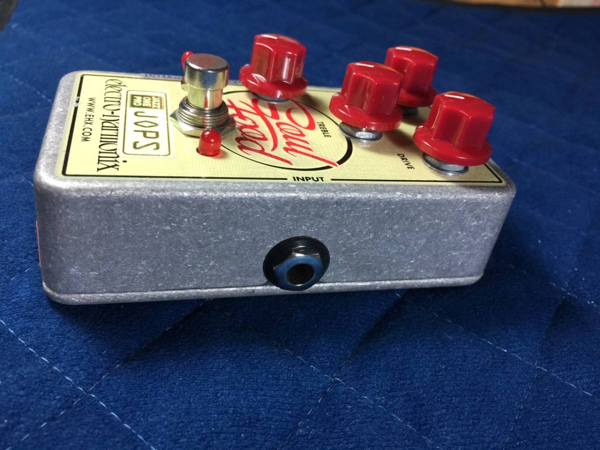 (中古) ELECTRO-HARMONIX Soul Food MOD 国内正規品を入手,クリッピングダイオード切替SW＆低音の輪郭を調整するBASS contour POTを追加#14_画像3