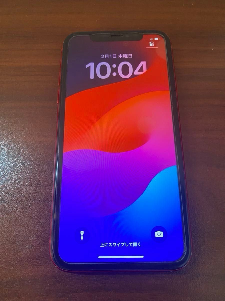 ジャンク品iPhone XR レッド 128GB SIMフリーバッテリー 最大 ジャンク品iPhone XR レッド 128GB SIMフリーバッテリー 最大