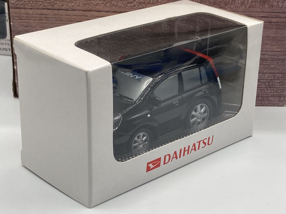 即決有★プルバックカー ダイハツ DAIHATSU ミラ アヴィMIRA AVY ブラック 黒 カラーサンプル★ミニカー_画像2