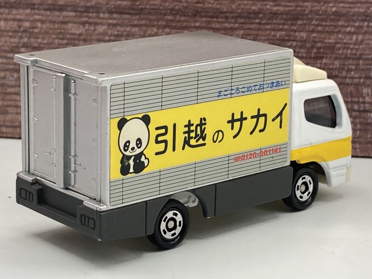 即決有★トミカ 三菱 MITSUBISHI ふそう キャンター 引越のサカイ トラック 中国製★ミニカー_画像2