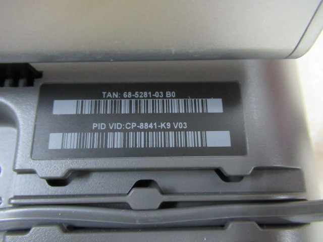 Ω同等品複数可 保証有 シスコ Cisco IP Phone 8841 CP-8841-K9 IP電話機 キレイ・祝10000！取引突破！_写真は同等品となります。