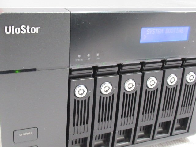 01485 Ω 新DK 0394ｍ 保証有 QNAP VioStor【 VS-6120 Pro+ 】ネットワークビデオレコーダー HDD:4TB×4 初期化済 鍵無の画像4