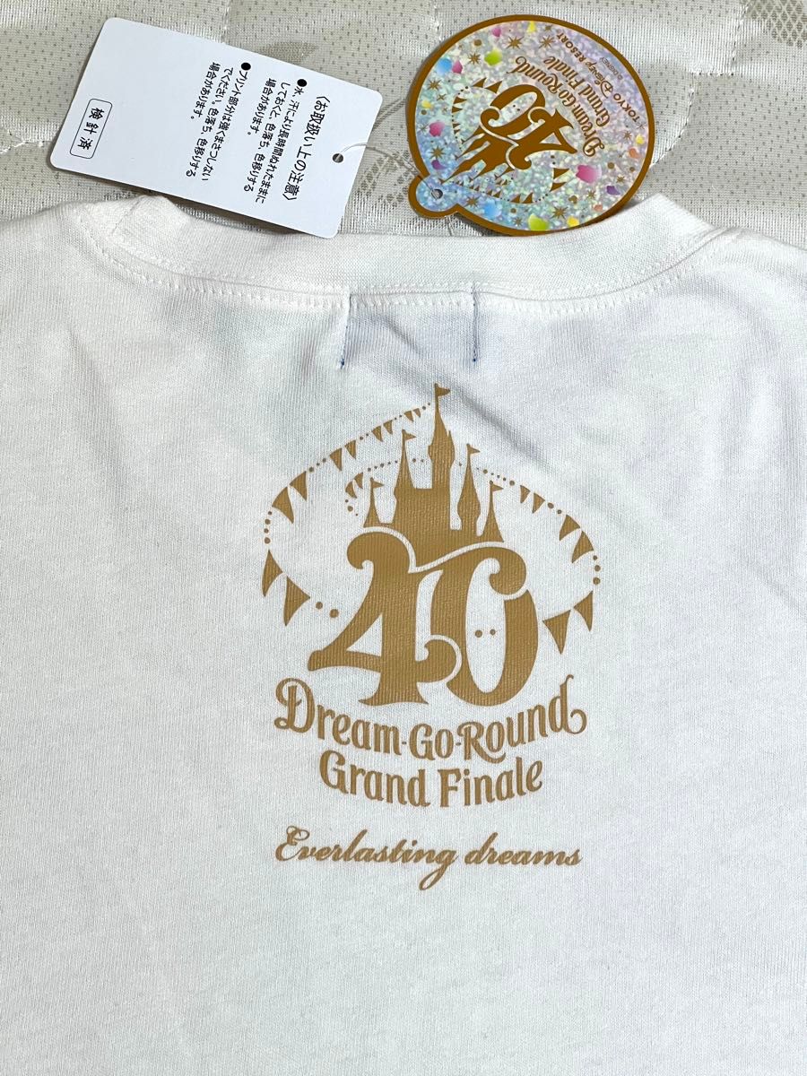 ディズニー40周年ドリームゴーラウンド　グランドフィナーレ Tシャツ ビッグシルエット ユニセックスワンサイズ