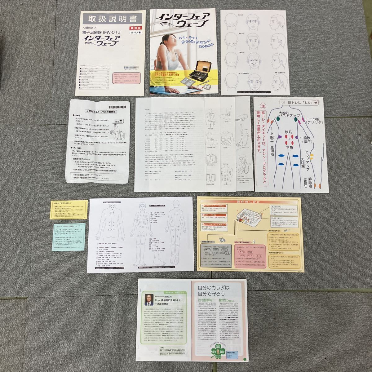 ◆【売り切り】マルタカテクノ インターフェアウェーブ IFW-01J 家庭用健康器具 取り扱い説明書付属 _画像3