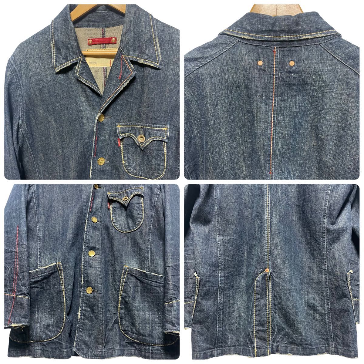 Levis リーバイスレッドループ デニムジャケット カバーオール M Levis リーバイスレッドループ デニムジャケット カバーオール M