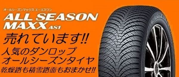 ダンロップ ALL SEASON MAXX AS-1 235/55R18 100H 【１本】 2023年製～ 新品 正規品 倉庫保管 オールシーズンマックス４本送料込102400円_画像5