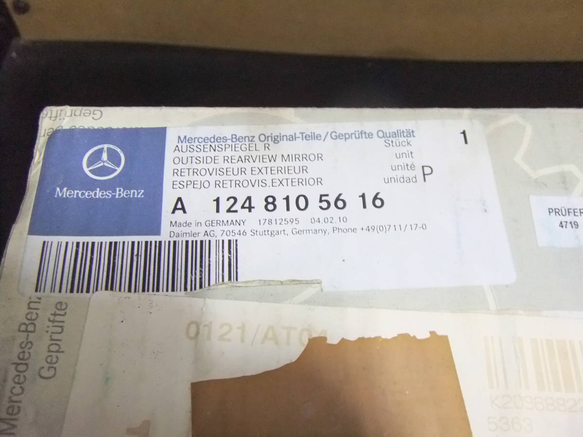  Mercedes Benz original W201 W124 rearview mirror unused goods ①