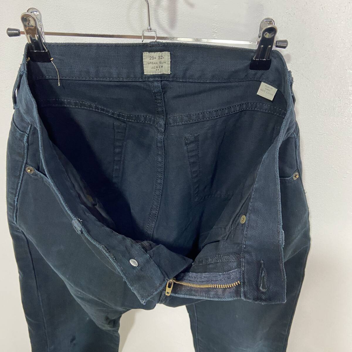 送料無料☆J.CREW☆ジェイクルー☆ブラックスリムデニムパンツ☆アーバンスリム☆ジーンズ☆黒☆W29L32☆B24M_画像8