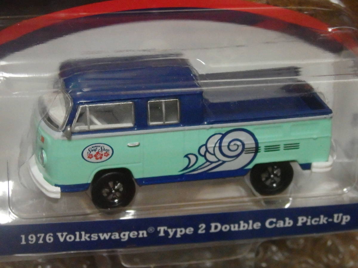 1/64 グリーンライト GREENLIHGT 1976 Volkswagen Type2 Double Cab Pick-up HAWAII Surf Shop EXCLUSIVE_画像3