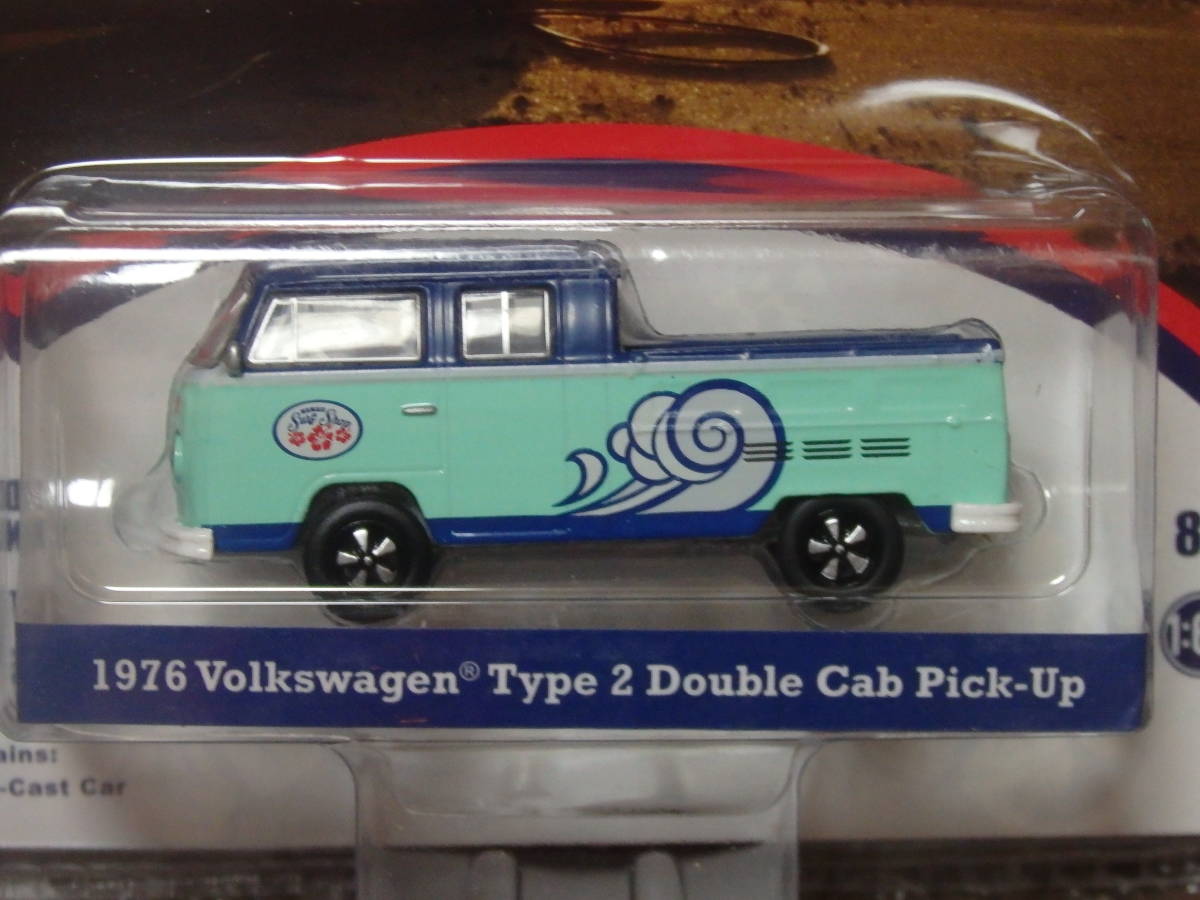 1/64 グリーンライト GREENLIHGT 1976 Volkswagen Type2 Double Cab Pick-up HAWAII Surf Shop EXCLUSIVE_画像2