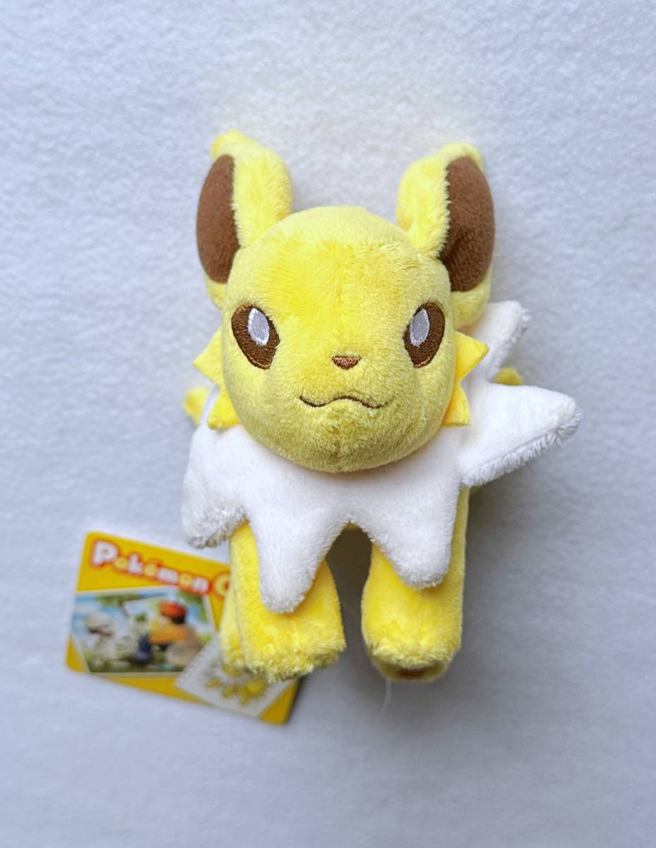 未使用品　ポケモンセンター　キャンバス ぬいぐるみ サンダース　ポケットモンスター　ポケモン_画像1