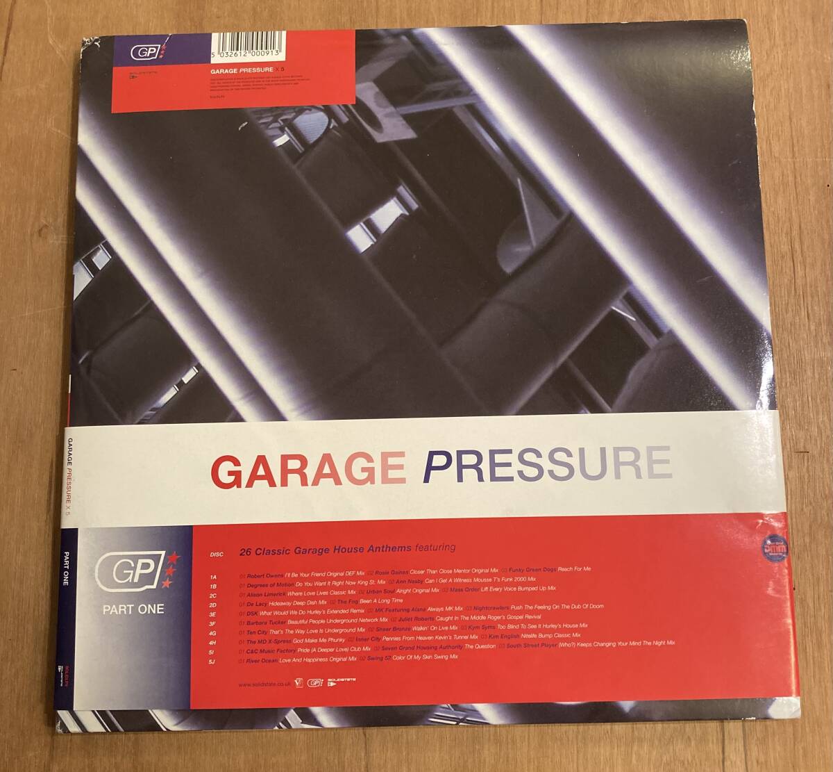 ■5枚組セット■V.A./ Garage Pressure■House, Garage House■Ten City,Robert Owens,C + C Music Factory■シリアルナンバー入り_画像1