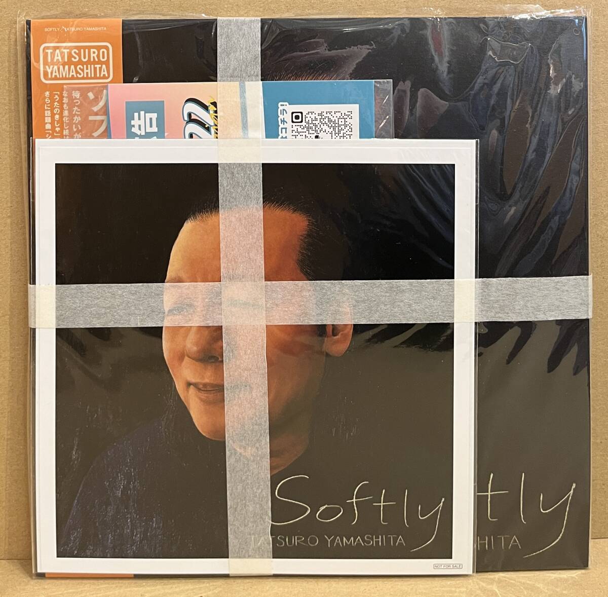 ■未開封!メガジャケ付/LP■山下達郎 Tatsu Yamashita / ソフトリー Softly (WPJL-10155/6) City Pop シティポップ アナログ盤_画像1