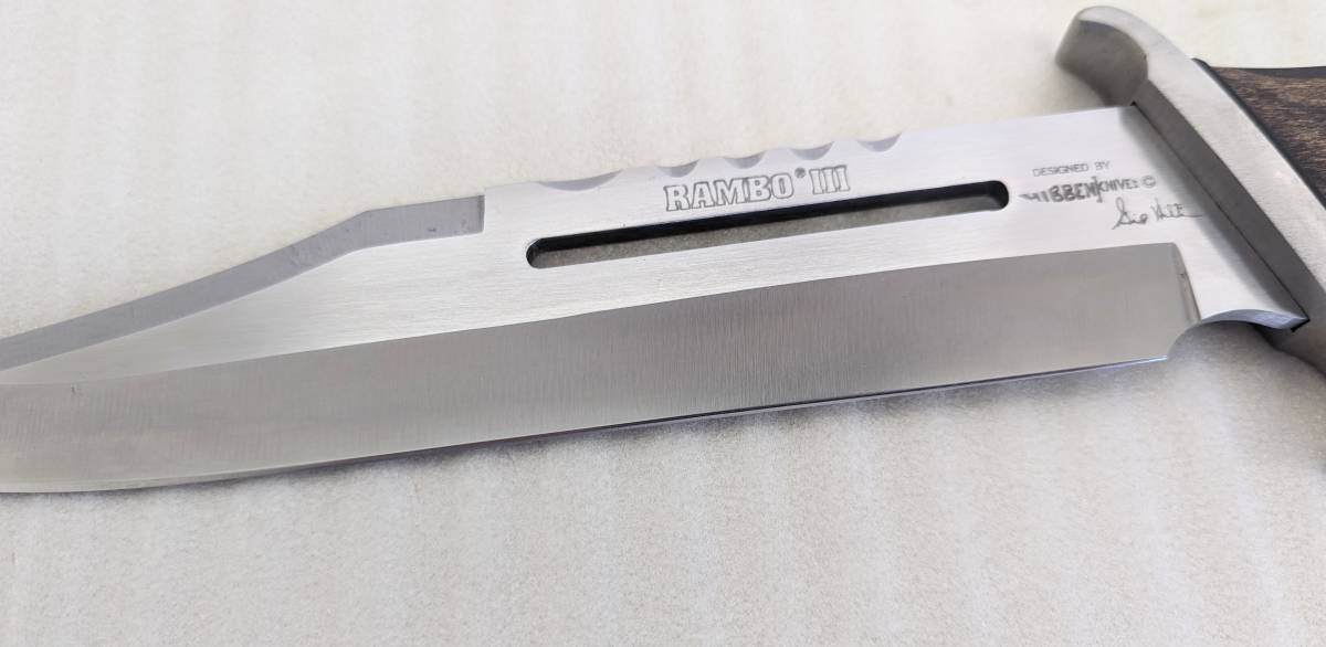 Gil Hibben RAMBO Ⅲ ランボー３　UC201 シースナイフ 箱付　全長約41cm ブレード約29cm_画像5