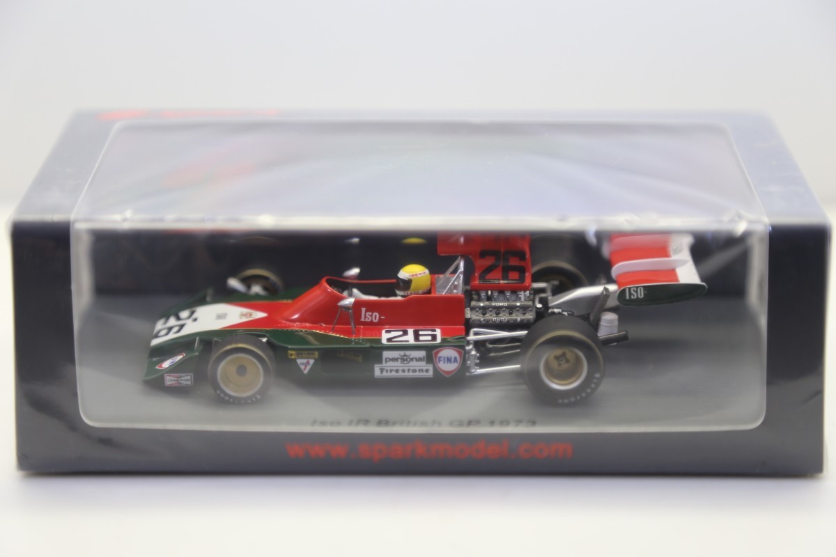 スパークモデル 1/43 イソ IR 1973 F1 イギリスGP #26 G.マクレー 62CE/14の画像2