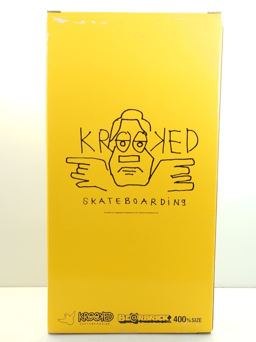 BE@RBRICK ベアブリック クルキット スケートボード マーク・ゴンザレス KROOKED SKATEBOARDS by Mark Gonzales 400%　62ACGEA_画像5