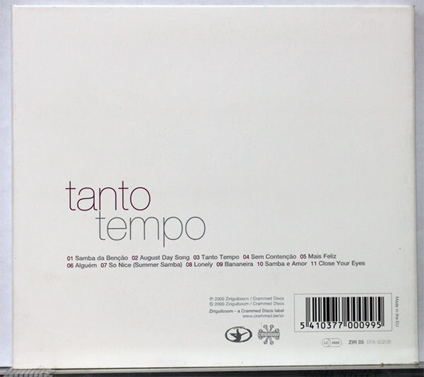 【ボサノバCD】ベベウ・ジルベルト★TANTO TEMPO★J.ジルベルトを父に持ち、ミウシャを母に持つベベウのファースト・フルアルバム_画像2