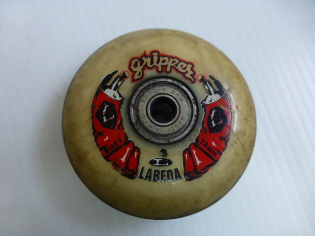 ■ LABEDA ラベダ インラインスケート  ウィール 8個  ABEC5 gripper 72mm 80mm soft ⑥の画像6