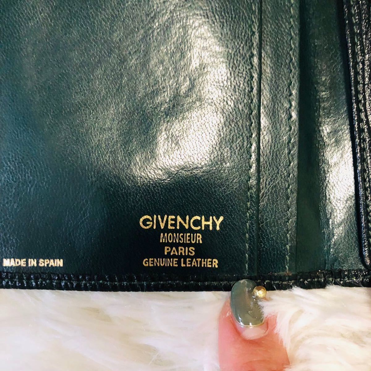 GIVENCHY ジバンシィ メンズ 男性 紳士 ブランド財布 長財布 札入れ ロゴあり ビジネス 本格派 重厚感 高級感 黒 ブラック ウォレット _画像6