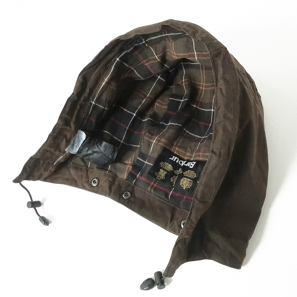 BARBOUR バブアー SYLKOIL HOOD ワックスド/オイルド フードのみ MHO0003OL71 ブラウン BEDALE,BEAUFORT_画像1